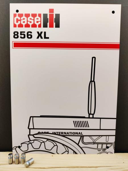 CASE IH 856 XL Werkstattschild